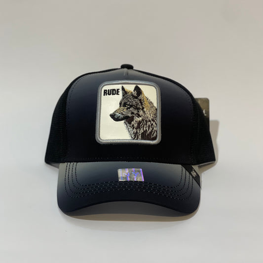 Midnight Wolf Trucker 🧢